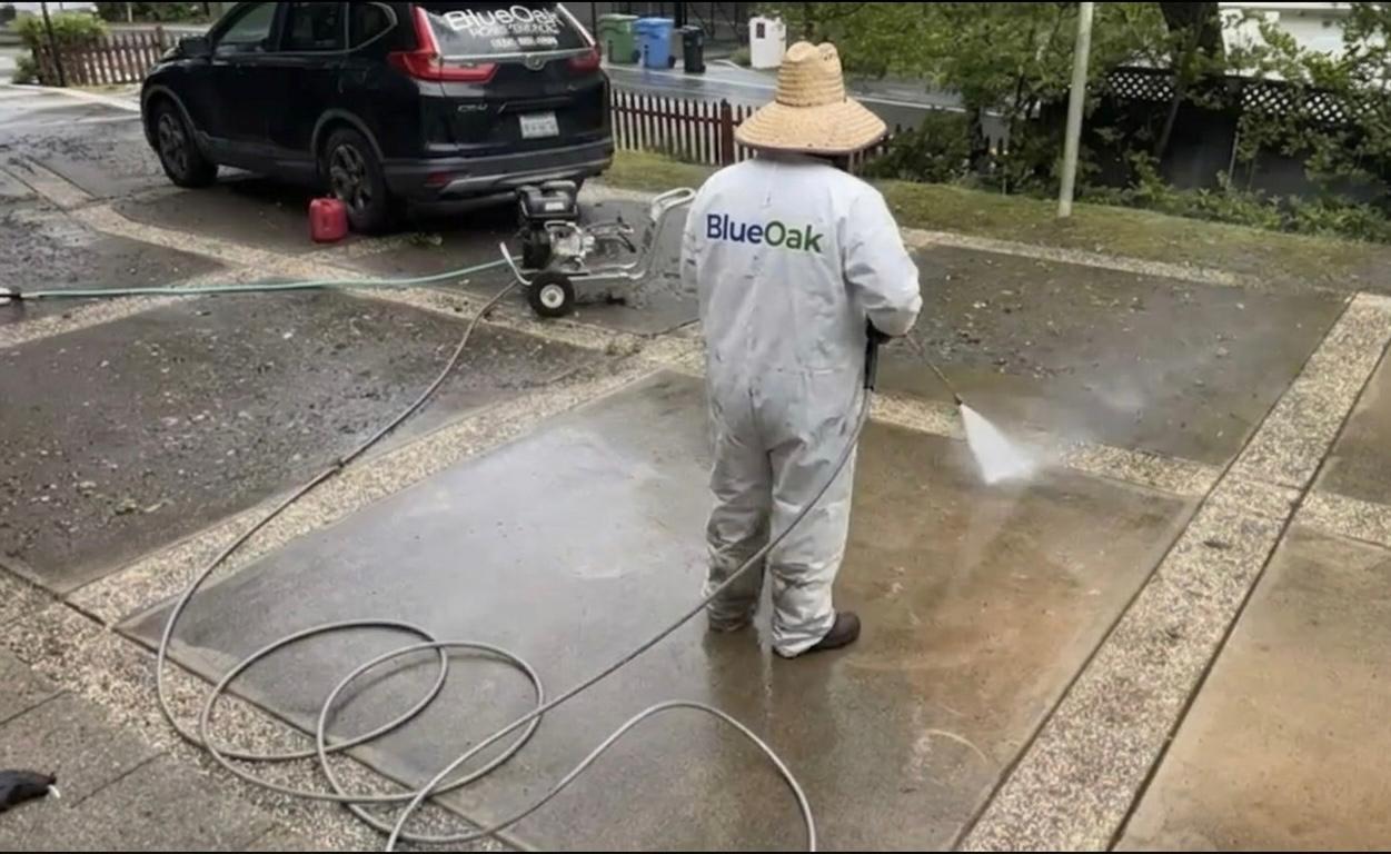 Pressure washing portfolio photo