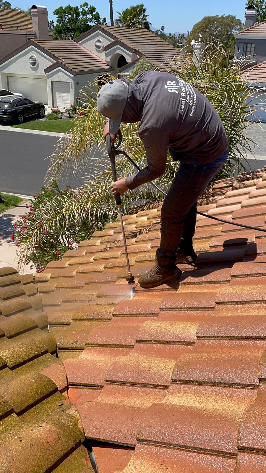 Pressure washing portfolio photo
